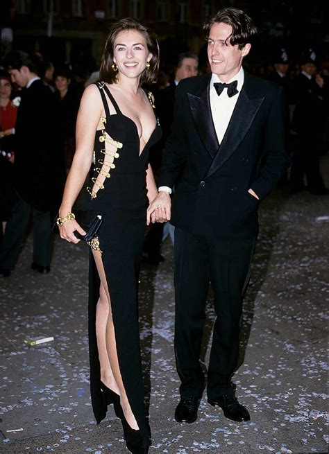 safety pin versace dress|elizabeth hurley versace pin dress.